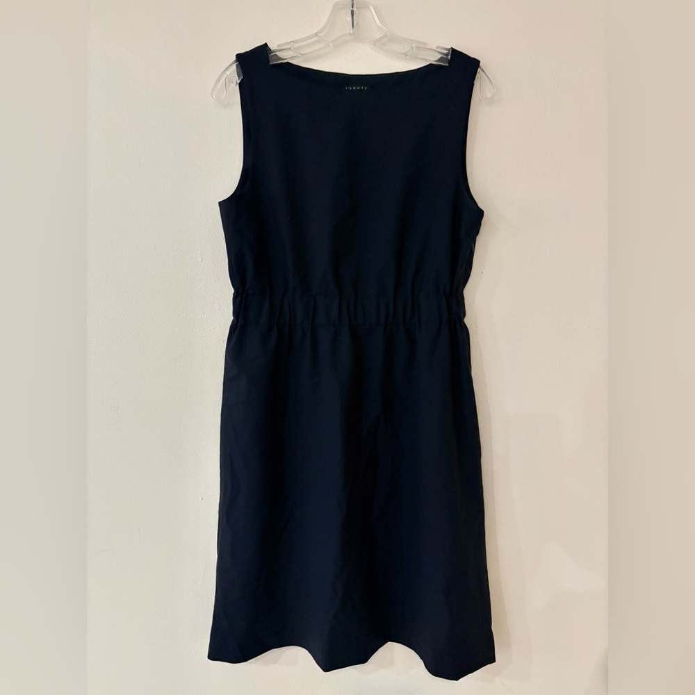 Theory Black Boatneck Dress